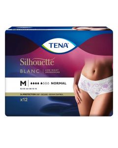 TENA Silhouette Blanc Normal - Medium (12 stuks)