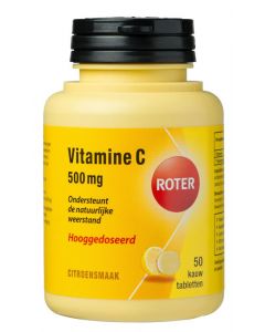 Roter Vitamine C Kauwtabletten 500mg Citroen