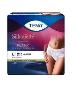 TENA Silhouette Blanc Normal - Large (10 stuks)