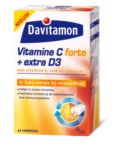 Davitamon Vitamine C forte + extra D3 Time Release