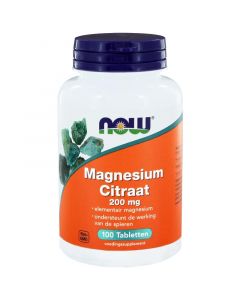 NOW Magnesium Citraat 200mg 