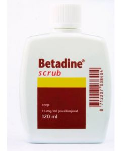 Betadine Scrub Oplossing 7,5%  120ml