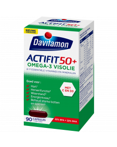 Davitamon Actifit 50+ Omega 3 Visolie Capsules