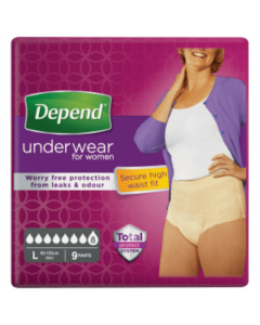 Depend Pants voor Vrouwen Super L 1962 - 9 stuks