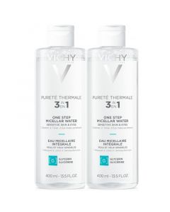 Vichy Pureté Thermale Micellair water - 2x400ml - Gevoelige huid 