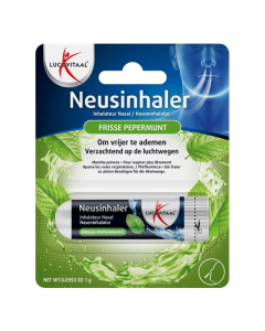 Lucovitaal Neusinhaler Frisse Pepermunt 1g