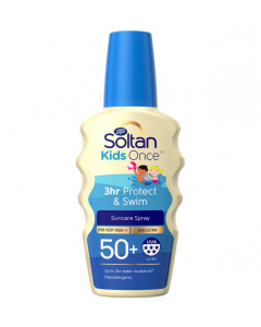 Soltan Kids Zonnebrand Spray Protect & Swim 3U SPF50+