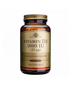 Solgar Vitamin D3 1000IU/25µg softgels