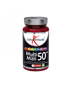 Lucovitaal Multi Man Compleet 50+ met Ginkgo Biloba 40 Tabletten