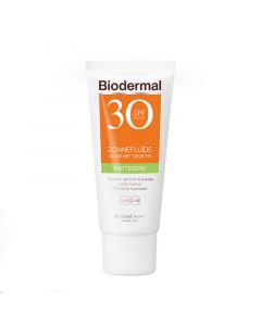 Biodermal Zonnefluïde Gezicht - Matterend SPF30