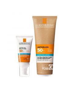 La Roche-Posay UVMune 400 Zonnebrandcrème SPF50+ en Melk Eco SPF50+ Bundel