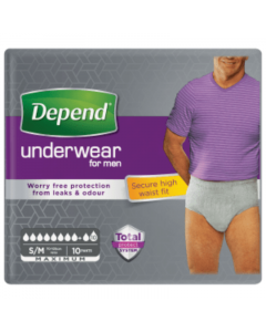 Depend Pants voor Mannen Maximum S/M 1959 - 9 stuks