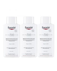 Eucerin AtopiControl Bath & Shower Oil 3x400ml