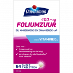 Davitamon Foliumzuur Met Vitamine D3 – 84 Smelttabletten