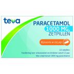Teva Paracetamol 1000mg Zetpil 