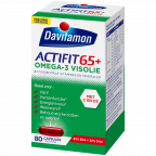 Davitamon Actifit 65+ Omega 3 Visolie capsules