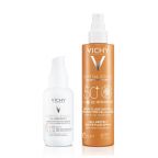 Vichy Capital Soleil Zonnebrand Fluide Spray SPF50+ en UV Age Protect SPF50 - Bundel