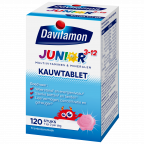 Davitamon Junior 3+ Kauwvitamines - Framboos 120st