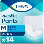 TENA PROSKIN PANTS PLUS MEDIUM 14ST